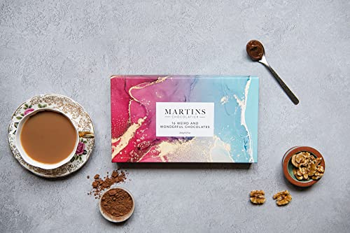 Martin's Chocolatier Weird & Wonderful Collection | Luxury Handmade Chocolate Gift Box | 16 Belgian Chocolates in 15 Assorted Flavours