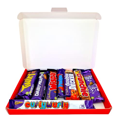 Happy Birthday Chocolate Box | Perfect Birthday Chocolate Gift For Any Cadbury Lovers | 8 Full Sized Bars | Great Letterbox Gift Hamper | Sweets Gift Box For Kids/Him/Her | Box Of Chocolates Gift |