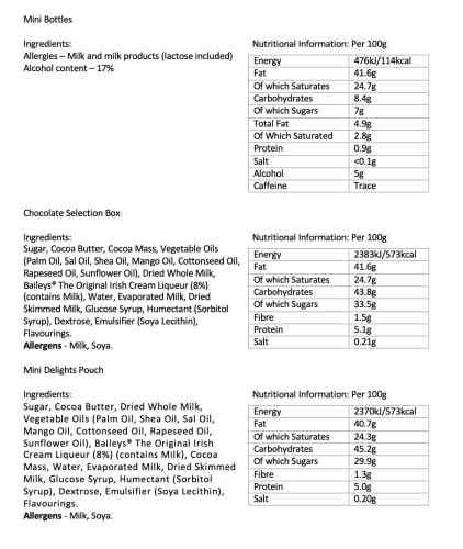 The Ultimate Baileys Irish Cream & Chocolate Hamper - Includes Miniatures, Chocolate Selection Box, Truffles, Mini Delights, Salted Caramel & Truffle Chocolate - Hamper Exclusive to Burmont's