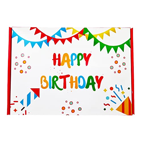 Happy Birthday Chocolate Box | Perfect Birthday Chocolate Gift For Any Cadbury Lovers | 8 Full Sized Bars | Great Letterbox Gift Hamper | Sweets Gift Box For Kids/Him/Her | Box Of Chocolates Gift |