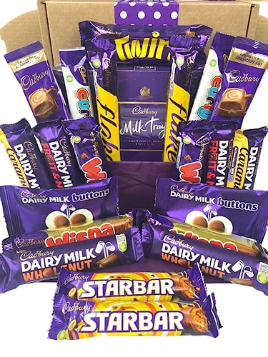 Inside the Box Gifts Cadbury Gift Box Hamper Chocolate Selection Sharing Box for Chocolate lovers
