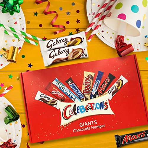 Celebrations Chocolate Hamper - Chocolate Gift Box for Men & Women - Official Mars Chocolate Selection Box with 24 Full Size Chocolate Bars ideal for any celebration!
