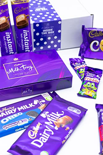 Men's Gift Cadbury Chocolate Gift Hamper Box by Inside the Box Gifts blue