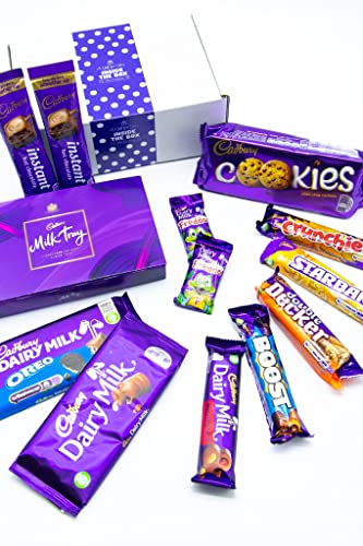 Men's Gift Cadbury Chocolate Gift Hamper Box by Inside the Box Gifts blue