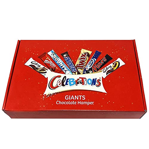 Celebrations Chocolate Hamper - Chocolate Gift Box for Men & Women - Official Mars Chocolate Selection Box with 24 Full Size Chocolate Bars ideal for any celebration!
