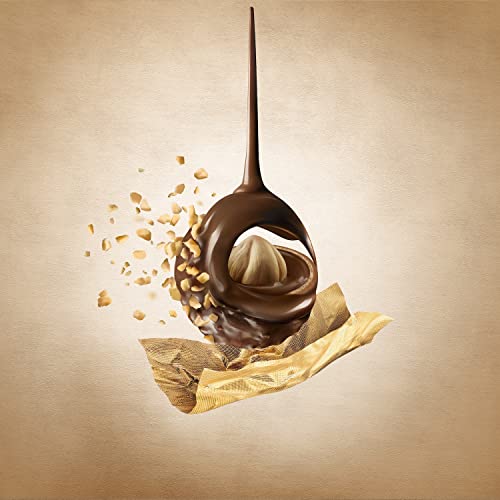 Ferrero Rocher Pralines, Chocolate Gift, Wedding Gifts, Gifts for Women, Birthday Gifts for Men, Chocolate Hamper, Covered in Milk Chocolate and Nuts, Box of 42 (525g)