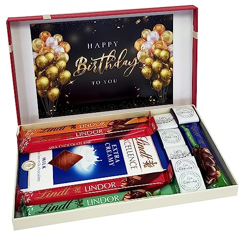 Lindt Chocolate Hamper - Great Selection of Lindt Chocolates in Beautiful Gift Box | Perfect Chocolate Gift for Valentines day Christmas