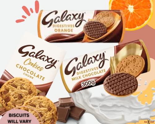 Galaxy Chocolate Gift Set Hamper-Galaxy Chocolate Bars,Galaxy Chocolate Cookie Crumble,Galaxy Salted Caramel,Galaxy Chocolate bar, Galaxy Counters Hot Chocolate