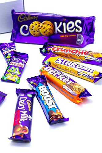 Men's Gift Cadbury Chocolate Gift Hamper Box by Inside the Box Gifts blue