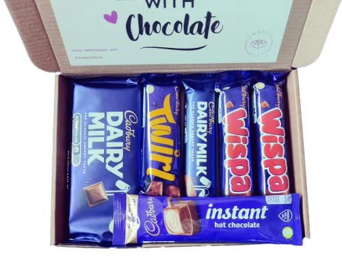 Cadbury Chocolate Gift Box | Cadbury Dairy Milk Selection Box | Cadbury Chocolate Present | Cadbury Wispa Hamper | Perfect for a Cadbury Dairy Milk Lover