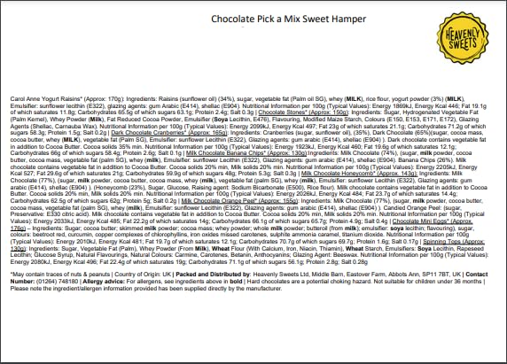 Large Luxury Chocolate Gift Box 1.2KG - Retro Chocolate Box Gift Hamper - Chocolate Selection - Birthday Fathers Day, Chocolate Gifts for Her Him - Heavenly Sweets