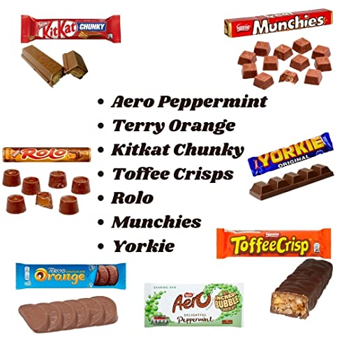 Chocolate Box | Happy Birthday Chocolate | Christmas Hamper | Full Sized Bars | Christmas Chocolate | Birthday Gifts | Letterbox Gift Hamper | Cadbury | Nestle | Chocolate Gifts For Kids |