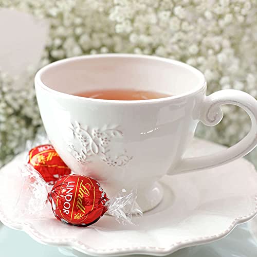 Lindt Lindor Chocolate Silver Truffles Bag - Approx 80 balls, 1 kg - Chocolate Truffles with a Smooth Melting Filling - Sharing Pouch - for Him and Her - Easter, Birthday, Congratulations, Thank you