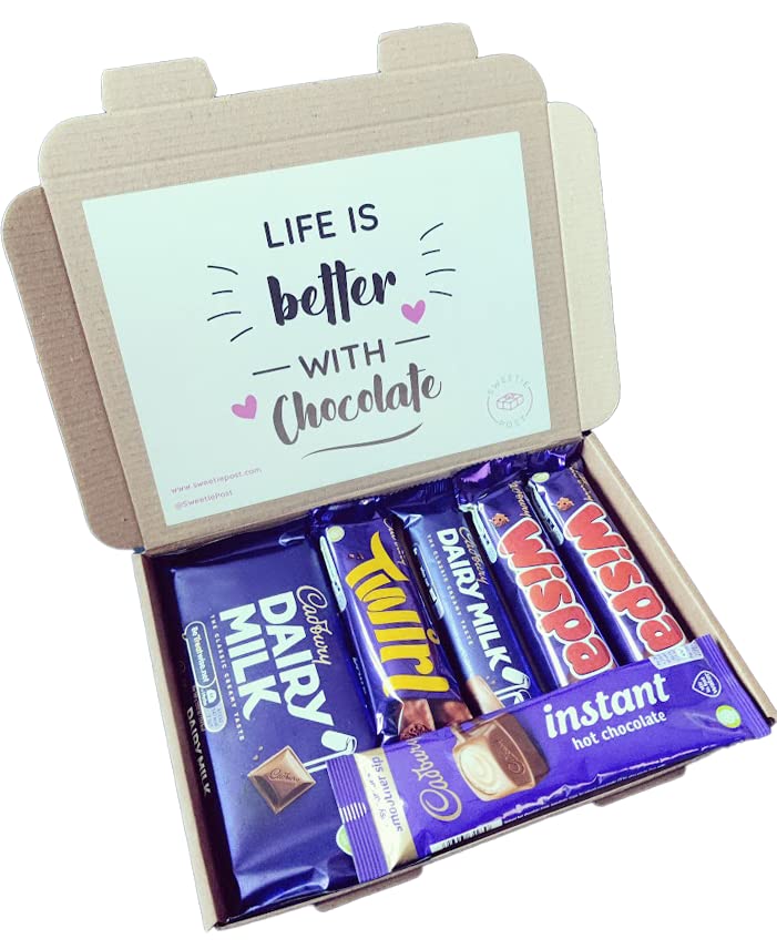 Cadbury Chocolate Gift Box | Cadbury Dairy Milk Selection Box | Cadbury Chocolate Present | Cadbury Wispa Hamper | Perfect for a Cadbury Dairy Milk Lover