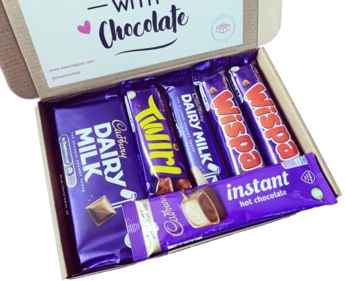 Cadbury Chocolate Gift Box | Cadbury Dairy Milk Selection Box | Cadbury Chocolate Present | Cadbury Wispa Hamper | Perfect for a Cadbury Dairy Milk Lover