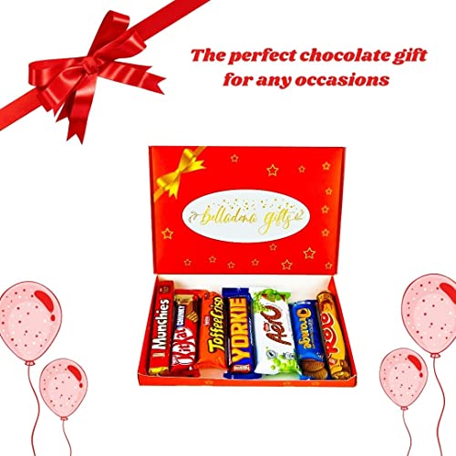 Chocolate Box | Happy Birthday Chocolate | Christmas Hamper | Full Sized Bars | Christmas Chocolate | Birthday Gifts | Letterbox Gift Hamper | Cadbury | Nestle | Chocolate Gifts For Kids |