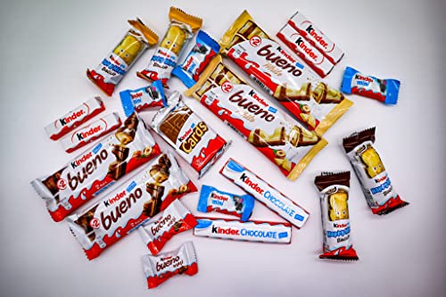 Kinder Bueno Hamper Box with White Chocolate and Kinder Card, Perfect Large Variety Premium Selection Box for Last Minute Gifts and Birthdays for Both Him and Her… (Large Hamper Box)