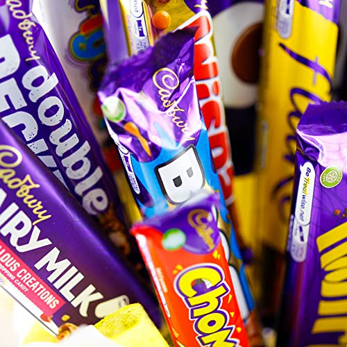 Cadbury Chocolate Bouquet - Chocolate Hamper - Perfect Chocolate Gift Box for Birthday Gifts, Wedding Gifts, Gifts For Men, Gifts For Women - Twirl, Wispa, Crunchie, Double Decker, Boost, Fudge