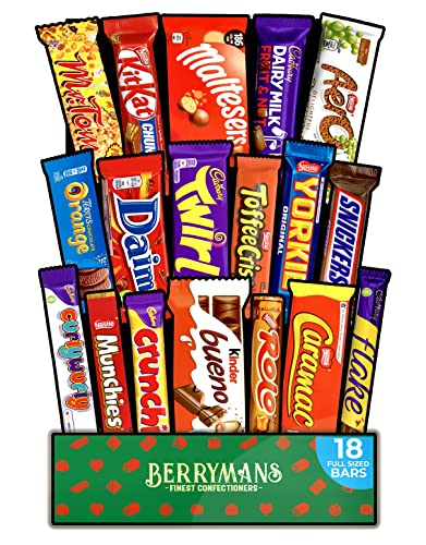 Chocolate Hamper Gift Box - A Huge Chocolate Gift Box Of The Best Chocolate Bars | Jumbo | Chocolate Gifts By Berrymans Chocolate Hampers For Men & Women