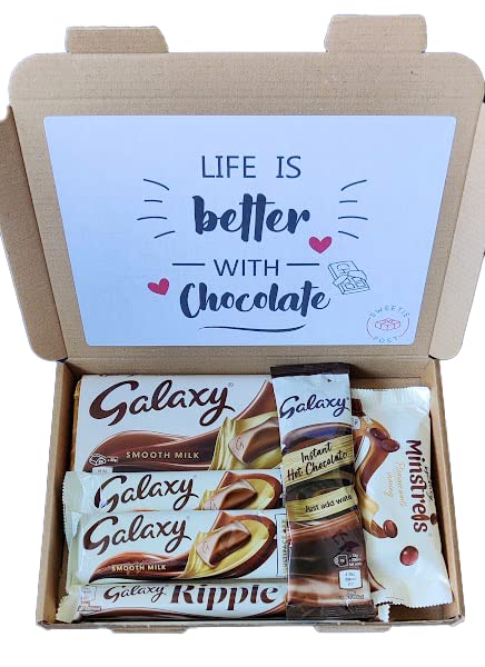Galaxy Chocolate Gift Box | Galaxy Minstrels | Galaxy Selection Box | Galaxy Birthday Present | Galaxy Chocolate Hamper | Chocolate Letterbox Gift Idea for Galaxy Chocolate Lover