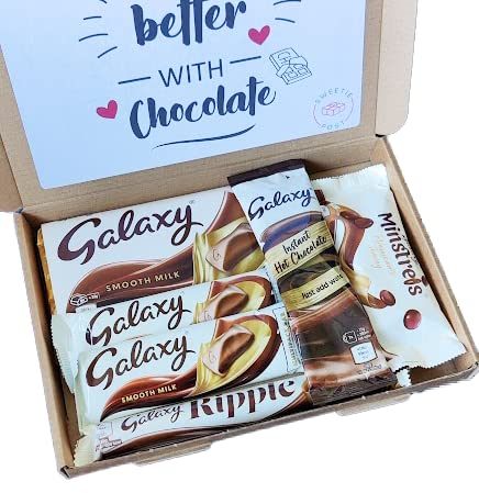 Galaxy Chocolate Gift Box | Galaxy Minstrels | Galaxy Selection Box | Galaxy Birthday Present | Galaxy Chocolate Hamper | Chocolate Letterbox Gift Idea for Galaxy Chocolate Lover