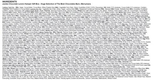 Chocolate Hamper Gift Box - A Huge Chocolate Gift Box Of The Best Chocolate Bars | Jumbo | Chocolate Gifts By Berrymans Chocolate Hampers For Men & Women