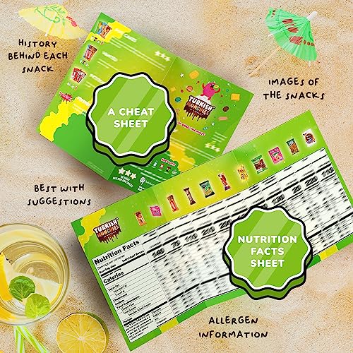 Midi Premium International Snacks Box | Premium and Exotic American Alike Retro Turkish Treats | Mix Variety Pack of Foreign Snacks and Candies | Green Galaxy Themed Box | 12 Full-Size Snacks