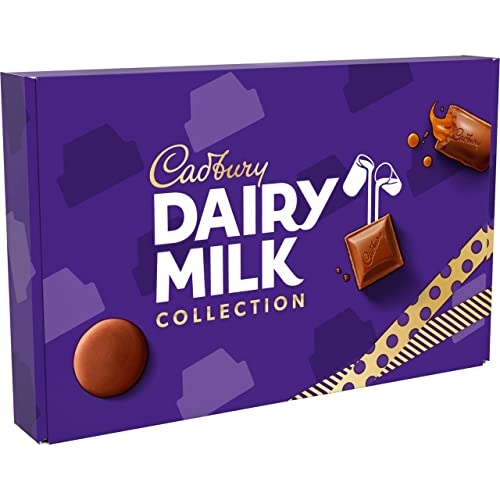 Cadbury Dairy Milk Big Night In Chocolate Hamper, Gift Box of 10 Assorted Chocolate Bars and Bags, 1.04 Kg Bulk Box, Selection Box