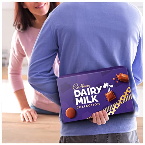 Cadbury Dairy Milk Big Night In Chocolate Hamper, Gift Box of 10 Assorted Chocolate Bars and Bags, 1.04 Kg Bulk Box, Selection Box