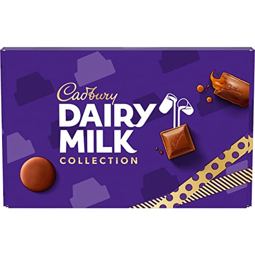 Cadbury Dairy Milk Big Night In Chocolate Hamper, Gift Box of 10 Assorted Chocolate Bars and Bags, 1.04 Kg Bulk Box, Selection Box