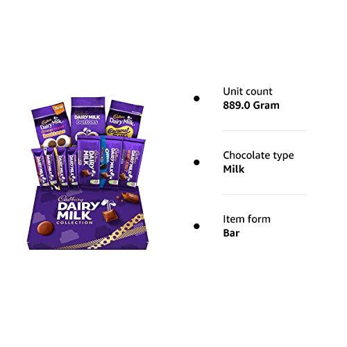 Cadbury Dairy Milk Big Night In Chocolate Hamper, Gift Box of 10 Assorted Chocolate Bars and Bags, 1.04 Kg Bulk Box, Selection Box