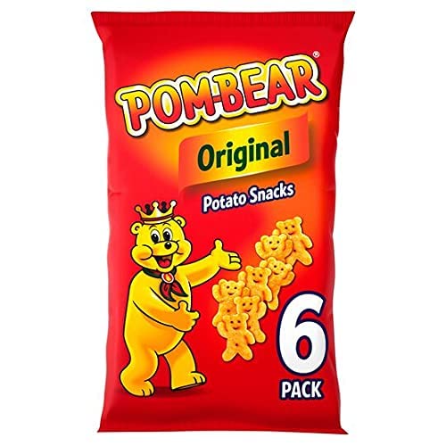 Pom-Bear Original (6 x13g Bags), Skips Prawn Cocktail (6 x13g Bags), Space Raiders Beef (6 x 13g) - 18 individual Packs Total. Low Calorie