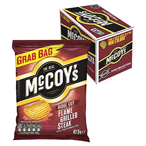 McCoy's Crisps Selection, Pick Any 3 Cases of 36x45g for Any Flavours of Your Choosing - Includes 7 Varieties of Crunchy Potato Crisps Perfect for Snacking