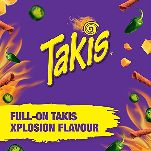 American Snacks Takis Flavor Variety Pack - Fuego & Nacho Xplosion - Two of each Flavour (90g)