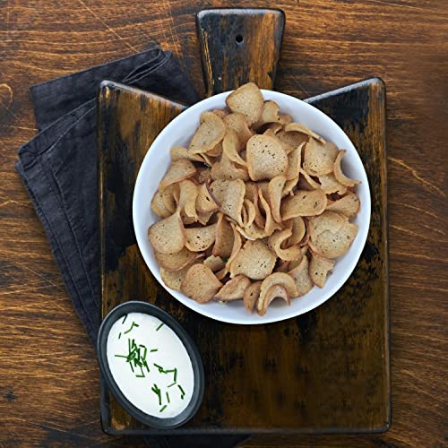 Bon Chance With garlic seasoning mix Bread Crisps - Snack for Sharing with Friends - (Box of 8 x 60g)