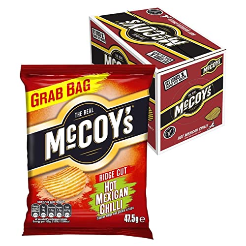 McCoy's Crisps Selection, Pick Any 3 Cases of 36x45g for Any Flavours of Your Choosing - Includes 7 Varieties of Crunchy Potato Crisps Perfect for Snacking