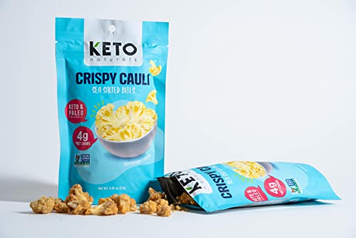 Crispy Cauli Bites - SEA SALT, BBQ, GARLIC & HERB, Variety Pack - Cauliflower Bites, Cauli Crisps, Healthy Snacks, Vegetable Crisps, Gluten Free, Vegan, Keto Snacks, (3 x 27g Packs)