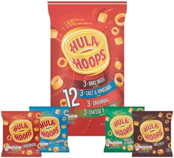 Hula Hoops Variety Multipack Crisps 12 Pack