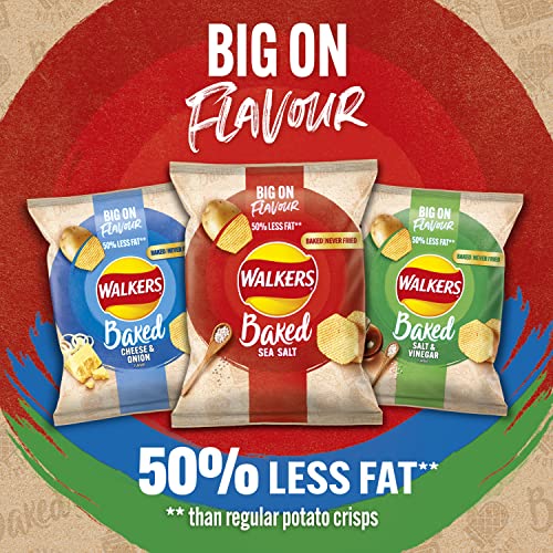 Walkers Oven Baked Variety Pack Crisps 6 x 22g