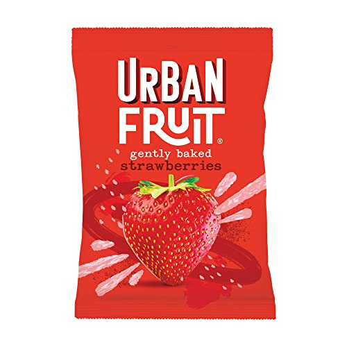 URBAN FRUIT Mango, Pineapple and Strawberry Variety Pack - Tropical Mixed Case - Gently Baked Fruit - Healthy Vegan Snack - 14 x 35g