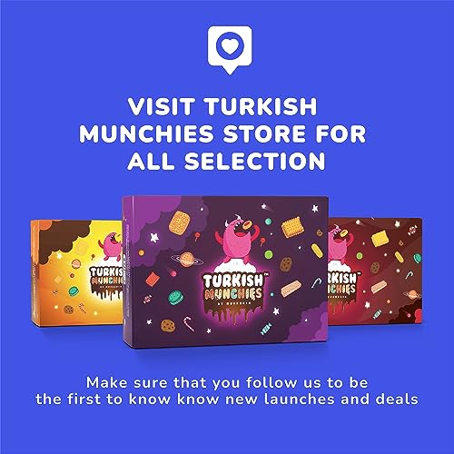 Maxi Premium International Snacks Box | Premium and Exotic American Alike Retro Turkish Treats | Mix Variety Pack of Foreign Snacks and Candies | Dark Space Themed Box | 21 Full-Size Snacks