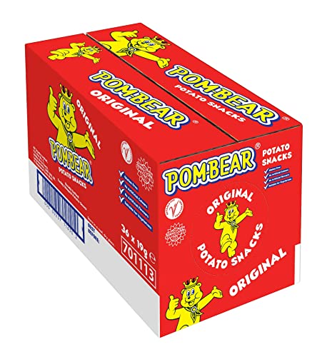 Pom Bears Original Potato Snacks 19 g (Pack of 32)