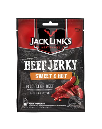 Jack Links Beef Jerky Mixed Case Variety Pack, x4 Sweet and Hot, x4 Teriyaki, x4 Original, Perfect Post Gym Meat Snack