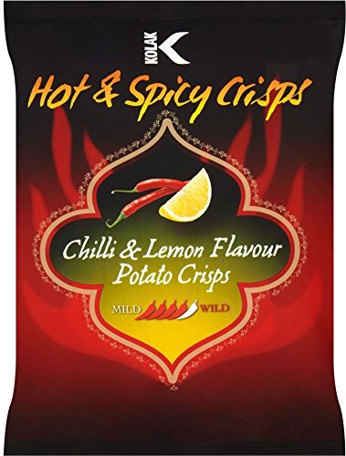 Kolak - Chilli & Lemon Crisps - 25g (Pack of 36)
