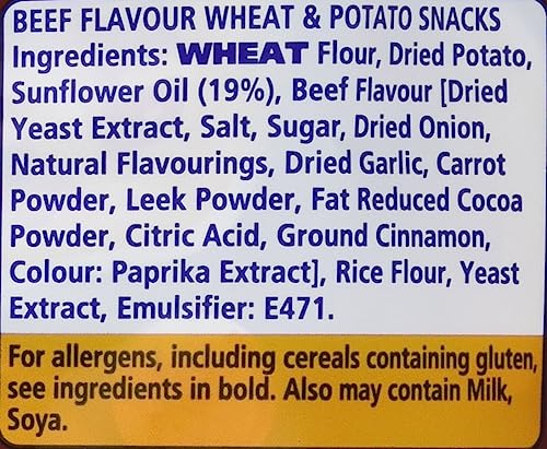 Hula Hoops Puft Beef Multipack Crisps 6 Pack