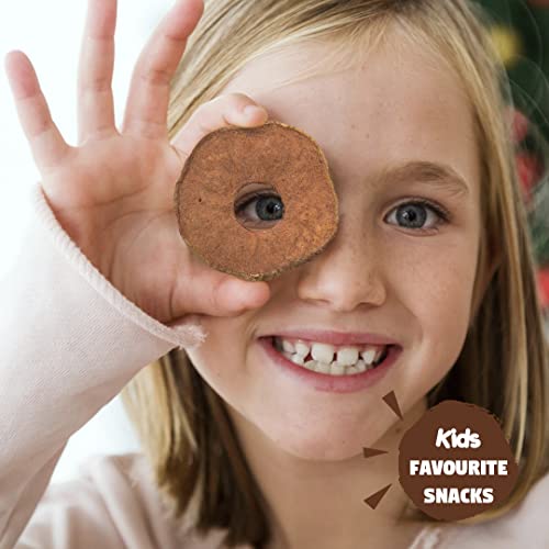 GUSTO SNACKS Crunchy Apple Crisps Variety Mix Case of 16 (20g) - Healthy Kids & Adults 100% Whole Dried Fruit Snacks - No Added Sugar, High in Fibre, Vegan, Vegetarian, Low Calorie, Gluten & Fat Free