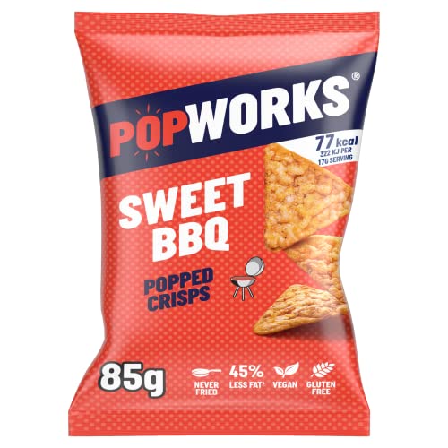 Popworks Sweet Sweet BBQ 85g | Gluten Free | Perfect for Sharing