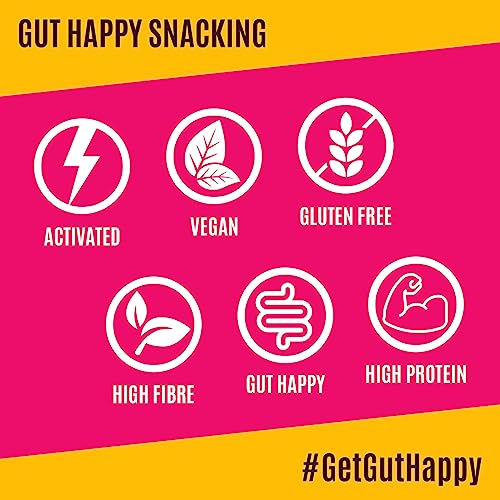 Boundless Activated Nuts and Seeds / Chips Variety Pack - Gut Health - Mixed Nuts & Seed Mix (4 x 25g) & Vegan Crisps Multipack (4 x 23g) - Savoury Vegan Protein Snacks, Gluten Free Snacks Bulk