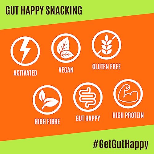 Boundless Activated Chips - Gut Health Vegan Crisps Multipack - 12 x Variety Crisps Pack, 4 x Flavours - Pea Protein Crisps - Gluten Free Snacks, Vegan Protein Snacks, Healthy Snacks Bulk - 12 x 23g