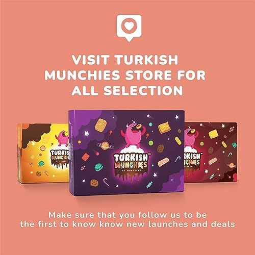 Maxi Premium International Snacks Box | Premium and Exotic American Alike Retro Turkish Treats | Mix Variety Pack of Foreign Snacks and Candies | Red Planet Themed Box | 21 Full-Size Snacks